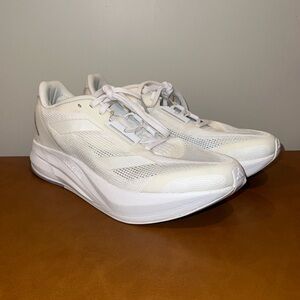 White Duramo Speed Adidas Running Shoes